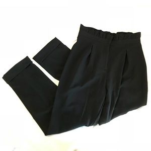 Women’s Black Casual Cuffed Trousers